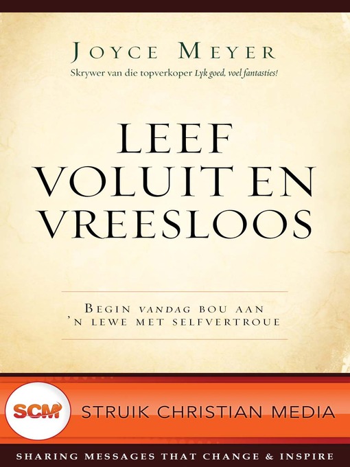 Title details for Leef voluit en vreesloos by Joyce Meyer - Available